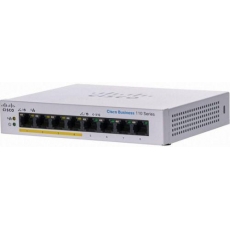 CBS110-8PP-D-EU Коммутатор CBS110 Unmanaged 8-port GE, Partial PoE, Desktop, Ext PS (repl. for  SG110D-08HP-EU) 