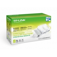 TL-WPA4220TKIT Сетевой адаптер HomePlug AV/WiFi TP-Link TL-WPA4220TKIT Ethernet (ант.внутр.) 