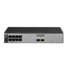 98010574 Коммутатор 8GE 2SFP S1720-10GW-2P HUAWEI Коммутатор Huawei S1720-10GW-2P (19" 1U; 8xGE RJ45 2xGE SFP; F/S: 15Mpps/68Gbps; MAC:16k; Управление: Web SNMP Console Port CLI L2; IPv4/IPv6 static route IGMP snooping; Надежность: STP RSTP MSTP; VLAN (до 4k) LAGs 