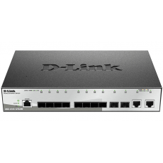 DGS-1210-12TS/ME/B1A Коммутатор D-Link Управляемый коммутатор 2 уровня с 10 портами 1000Base-X SFP и 2 портами 10/100/1000Base-T 